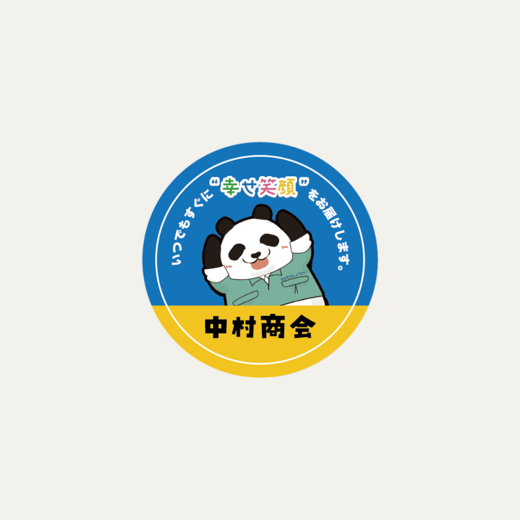 ノベルティステッカーの制作実績